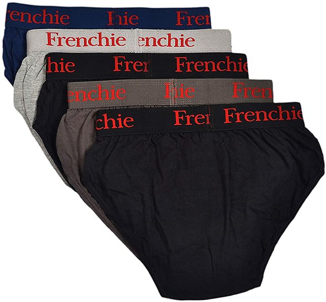 VIP Mens Cotton Briefs Pack of 3 (Frenchie PRO Assorted 110 CM