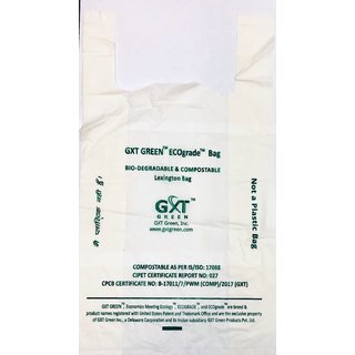 GXT GREEN BIODEGRADABLE  COMPOSTABLE CARRY BAGS