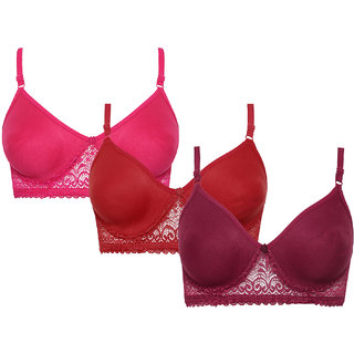 Buy FAMTREE WOMENS BRA PACK OF 3 Online @ ₹649 from ShopClues