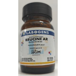                       BRUCINE ANHYDROUS 99 AR - 25 GM                                              