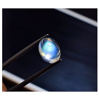                       Natural Unheated Blue Moonstone Stone 5.5 Carat For Astrological PurposeBy Ceylonmine                                              