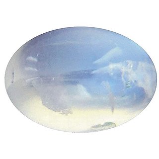                       Original Created Certified Blue Moonstone Stone 5.25 Ratti by Ceylonmine                                              