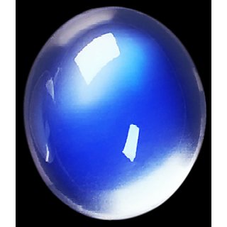                       6.25 Ratti Blue Moonstone Stone With Certified  Astrological Stone by Ceylonmine                                              