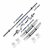 HASHTAG FITNESS 6FT rod,4ft curl rod with chrome steel dumbbell rod for weight lifting