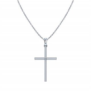                       Jaipur gemstone  - Origina STERLING SILVER  Jesus Cross Pendant Without Chain                                              