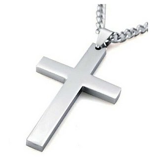                       Jaipur gemstone -Original Sterling Silver  jesus cross Pendant Without Chain                                              