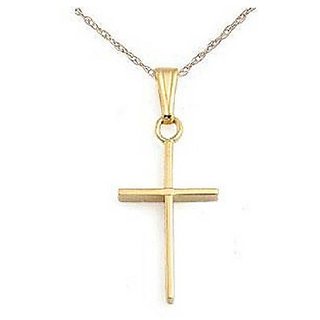                       Jaipur gemstone  - Jesus Cross Pendant Gold PlatedPendant Religious Gold PlatedPendant                                              