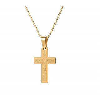 Jaipur gemstone - Original Gold PlatedPlating jesus cross Pendant Without Chain Jaipur gemstone - Original Gold PlatedPlating jesus cross Pendant Without Chain