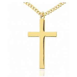                       Jaipur gemstone  - Gold Plated, Jesus and Cross Locket  Gold Plated  Pendant Men and Women                                              