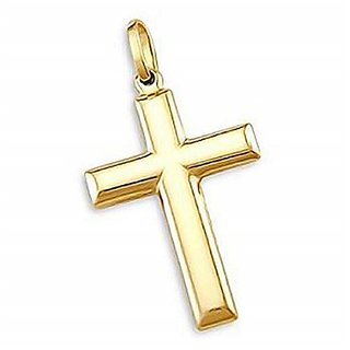                       Jaipur gemstone  -  Gold Plated Jesus Crucifix Cross Pendant Christian Men and Women                                              