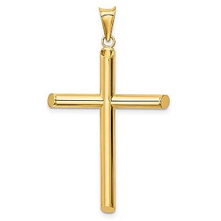                       Jaipur gemstone  - Real Jesus Cross Pendant Without Chain  Silver                                              