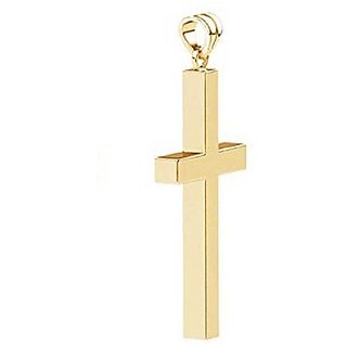                       Gold Plated Original Jesus Cross Pendant by Kundlin Gems                                              