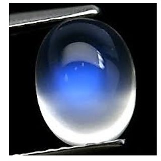                       Natural Blue Moonstone Stone 8 Ratti Certified  By Ceylonmine                                              