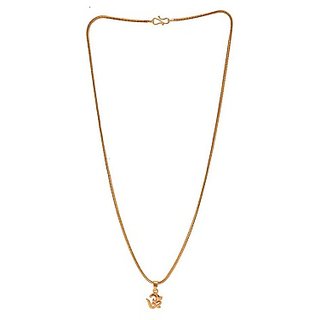                       Jaipur gemstone  -  Gold Plated  Lord/God ,OM, Locket/pendant                                              