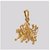 Natural gold plated Plated Maa Durga Sherawali Pendant for unisex by Jaipur gemstone