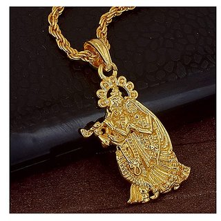 Gold krishna outlet pendant with price