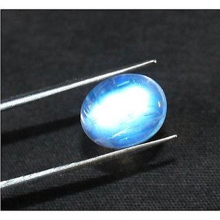                       Natural Unheated Blue Moonstone Stone 9 Carat For Astrological PurposeBy Ceylonmine                                              