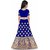 Femisha Creation Girls Royal Embroidered Latest Designer Wedding Wear Semi Stitched Lehenga Choli(Free Size)
