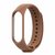 Microbirdss M4 Black and Brown For M3 And M4 Mi Band Strap Pack Of 2