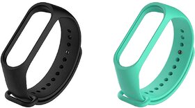 microbirdss Black And Sea Green Band Strap For Mi3 And Mi4 Fitness Smart Band Strap Smart Band Strap