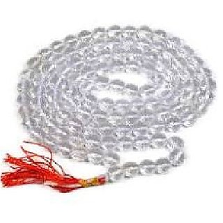 Ceylonmine - Stone Sphatik Beaded String Mala for Japa Ceylonmine - Stone Sphatik Beaded String Mala for Japa