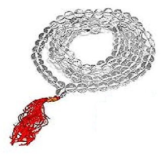 Designer Sphatik Stone Beads Single Line Mala For Women Menby Ceylonmine Designer Sphatik Stone Beads Single Line Mala For Women Menby Ceylonmine