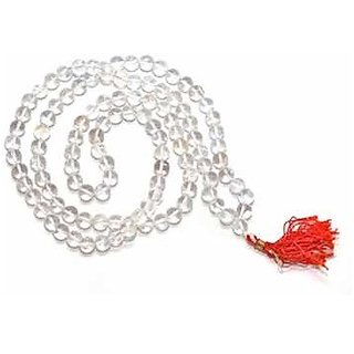                       Ceylonmine -  Sphatik Stone Beautiful Sphatik Mala for Women & Men                                              