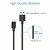 Portronics POR-654 Konnect Core 1M Micro USB Cable With Charge and Sync Function (Black)
