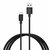 Portronics POR-656 Konnect Core 1M Type C Cable with Charge and Sync Function (Black)
