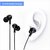 Portronics Conch Delta POR-1155 In the Ear Tangle Free Cable in-Line Mic Noise Reduction Wired Earphones (Black)