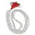 Ceylonmine - Designer Sphatik Stone Beads Single Line Mala For Women Men