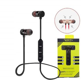 SPORTS MAGNET BLUETOOTH EARPHONES WITH IN-BUILT MIC (ASSORTED COLOR)