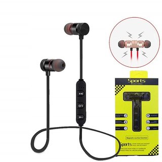                      SPORTS MAGNET BLUETOOTH EARPHONES WITH IN-BUILT MIC (ASSORTED COLOR)                                              