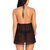 Babydoll Black Exotic Naughty Night Dress for Ladies by Quinize (Halter Neck Sensous Dress)