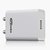 Portronics Adapto 62 POR-1062 USB Wall Adapter with 2.4A Fast Charging Single USB Port Without Cable (White)