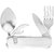 H'ENT Multifunction 4-in-1 Folding Spoon Fork Knife and Bottle Can Opener set-1