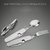 H'ENT Multifunction 4-in-1 Folding Spoon Fork Knife and Bottle Can Opener set-1