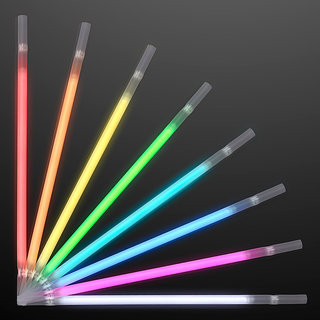 Glow straw for tablewear theme party