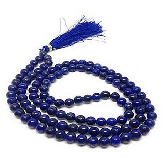 Blue Sapphire Single Layer Mala by Ceylonmine Blue Sapphire Single Layer Mala by Ceylonmine
