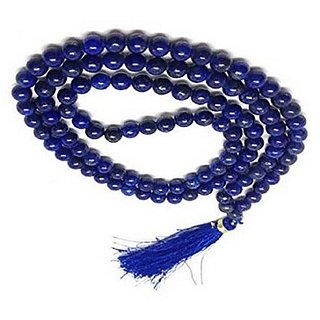                       Ceylonmine  Stone Beautiful Blue Sapphire Mala for Women & Men                                              