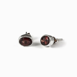 Hessonite Earring with 100 Original Lab Certified Stone Silver Earring by Ceylonmine Hessonite Earring with 100 Original Lab Certified Stone Silver Earring by Ceylonmine