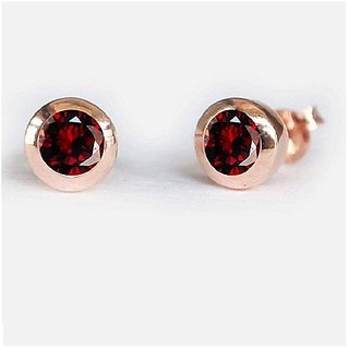                       Natural Hessonite Stone 100 Certified Silver Earring By Ceylonmine                                              