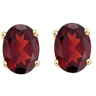                       Certified Hessonite stone Astrological Stone Gold Plated Earring By Ceylonmine                                              