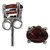 Natural Hessonite Stone Lab Certified Silver Earring BY RATAN BAZAAR