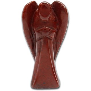                       Real Crystal Stone Angel Red Jasper, Remove Negative Energy,Emotional Stress,Thought Clarity                                              