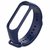 Microbirdss M4 Nevy Blue And Yellow Compatible for Xiaomi MI3 and MI4 MI Band 3 and MI Band 4 Smart Ban