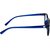 Kanny Devis Unisex UV Protected Clear Round Blue Frame Sunglasses