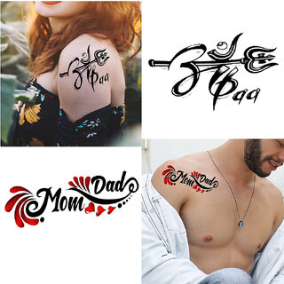 Maa Paa Tattoo  Tattoo designs wrist Mom tattoo designs Band tattoos for  men