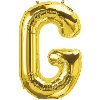                       16 inch inch Letter G Gold Balloon for baby shower, birthdya, annversary, wedding decoration, balloon bouquet,                                              