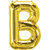 16 inch inch Letter B Gold Balloon for baby shower, birthdya, annversary, wedding decoration, balloon bouquet,